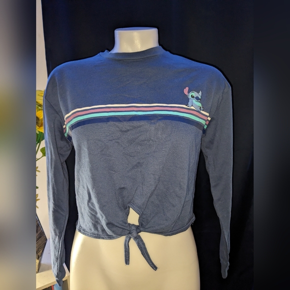 Disney Tops Disney Cutoff Longsleeve Shirt Wstitch From Lilo Stitch